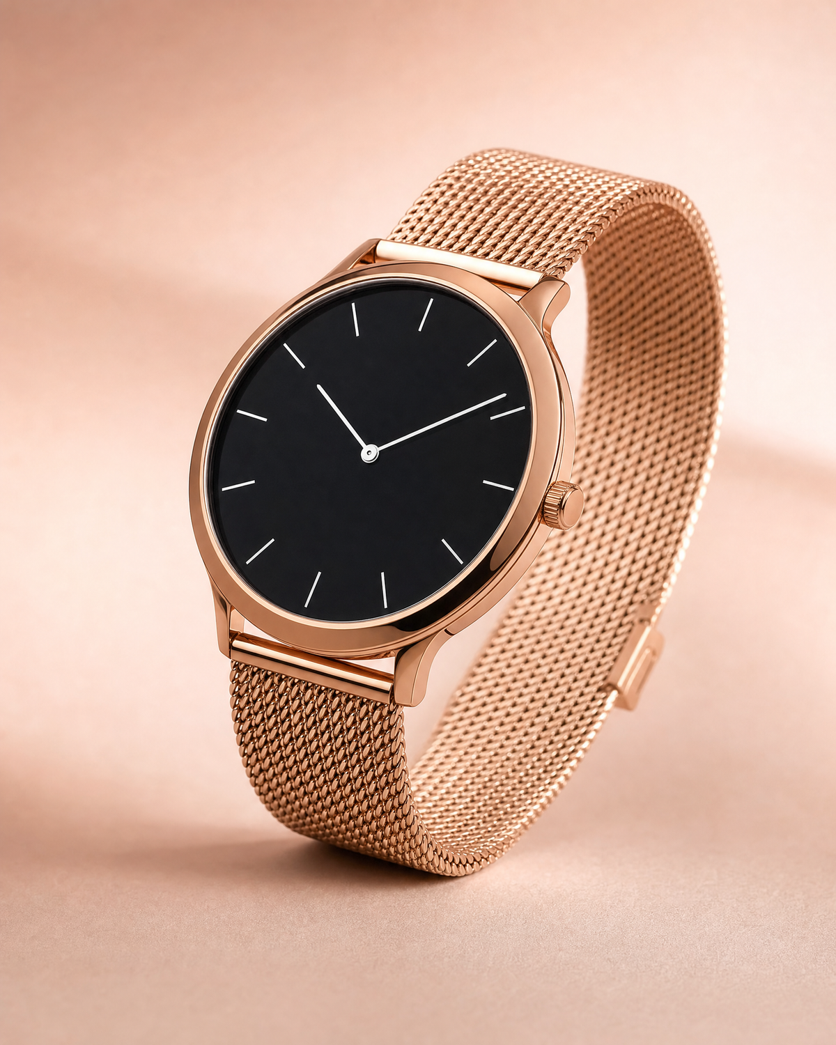 Eleganza Pro Smartwatch in Roségold, Seitenansicht