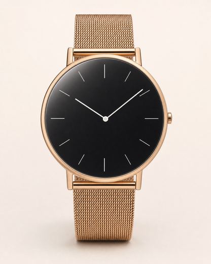 Eleganza Pro Smartwatch in Roségold, Frontansicht
