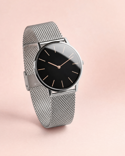 Eleganza Pro Smartwatch in Silber, Seitenansicht